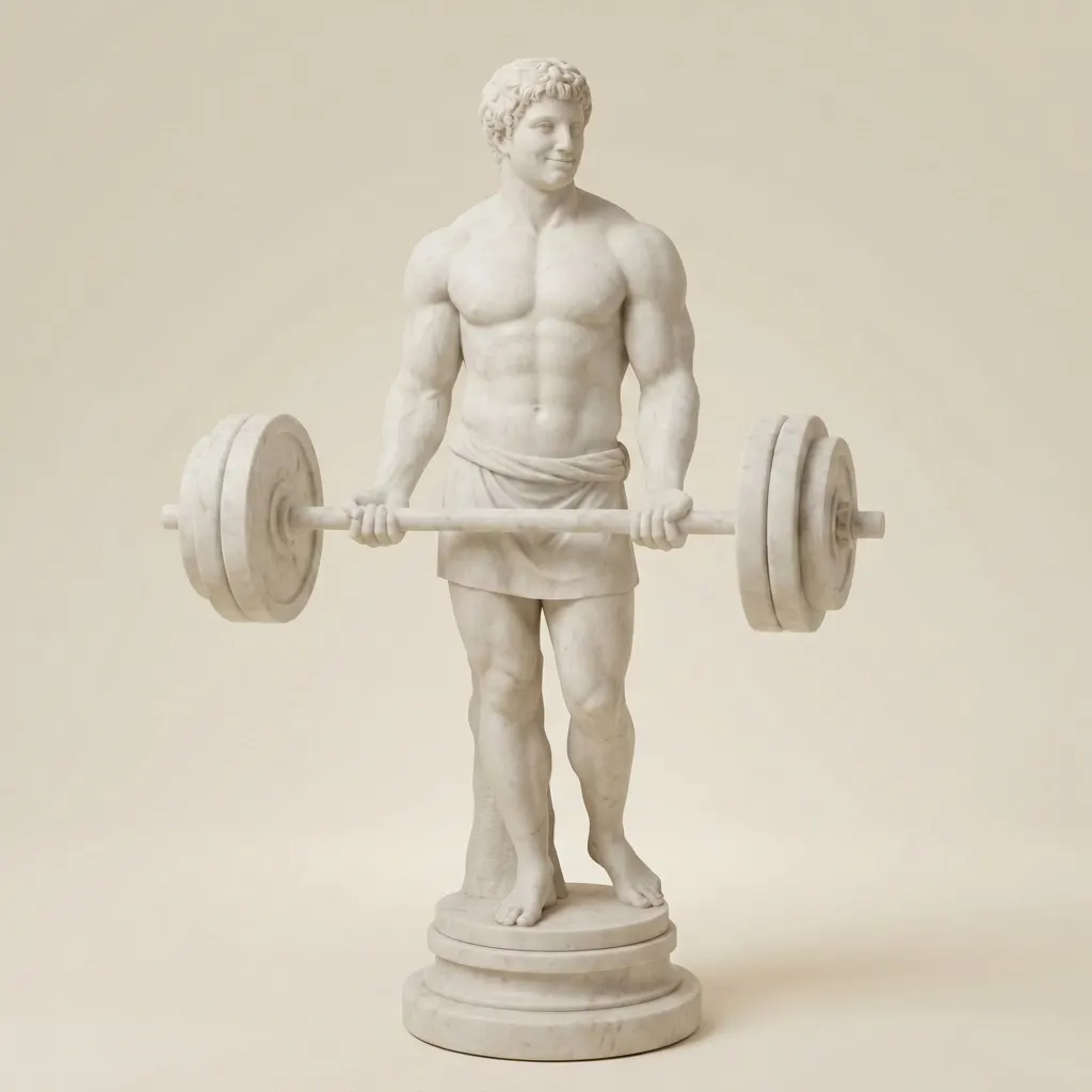 Heavy Barbell Cheat Curl